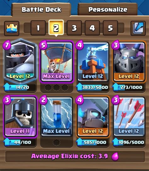 mk balloon deck|Mega Knight Balloon Lightning deck Austin clash Royale.